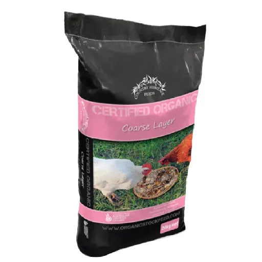 Country Heritage Organic Course Layer Mix 20kg