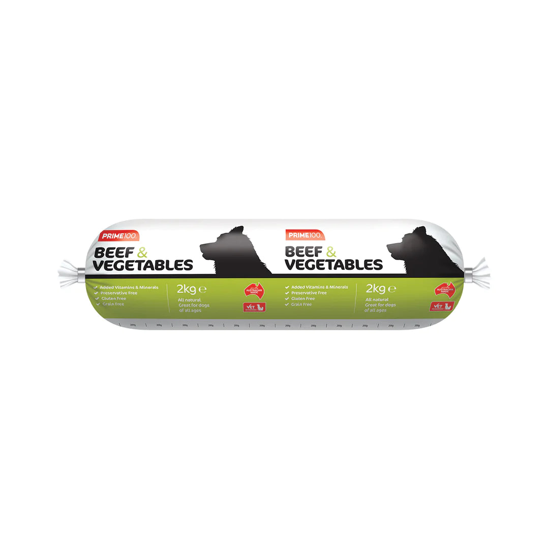 Prime 100 Beef & Vegetable Roll 2kg