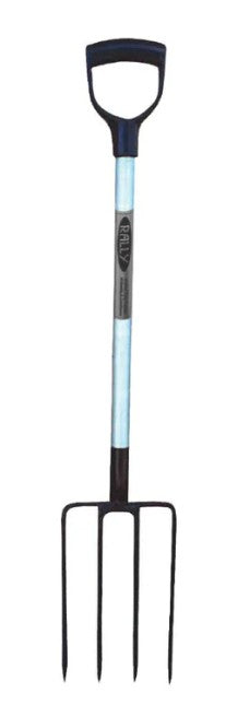 Rally Garden Fork - all metal grey