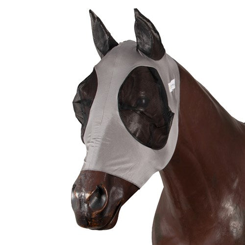 Lycra Fly Mask w/Ears Charcoal