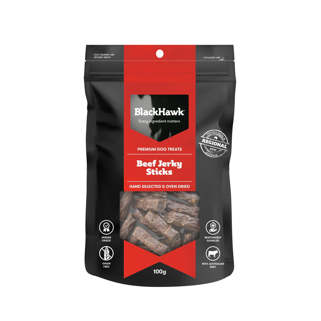 BlackHawk Dog Treats Jerky Straps