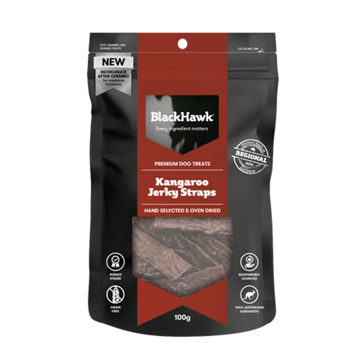 BlackHawk Dog Treats Jerky Straps