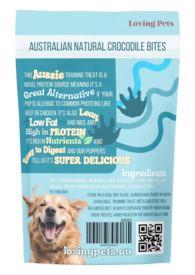 Loving Pets Aust Natural Crocodile Bites