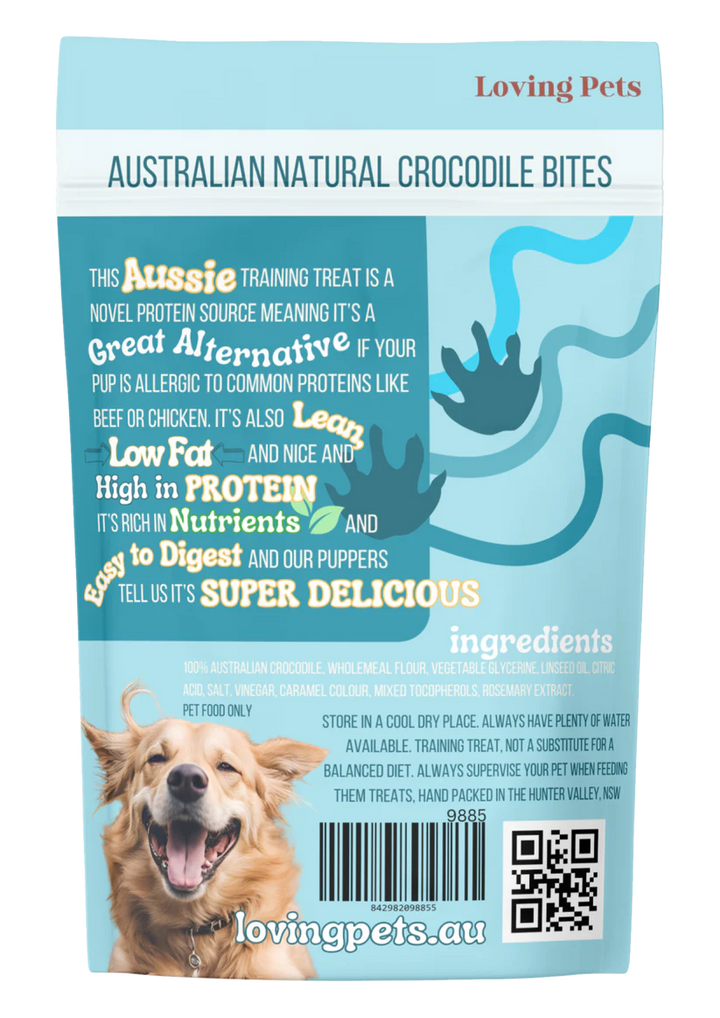 Loving Pets Aust Natural Crocodile Bites