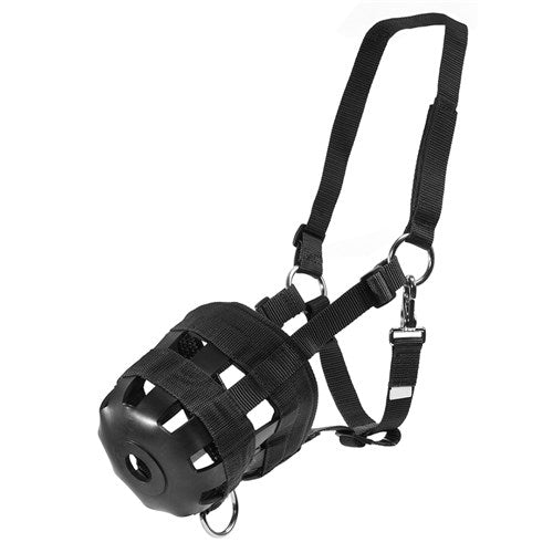Grazing Muzzle w/Rubber Base Black