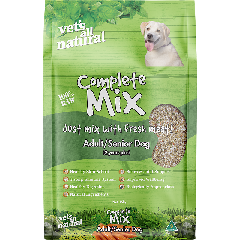 Vets all natural complete mix adult/senior 5kg 5kg