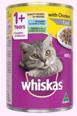 Whiskas Chicken Loaf Can 400g