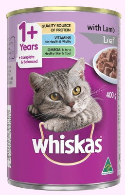 Whiskas Lamb Loaf Can 400g