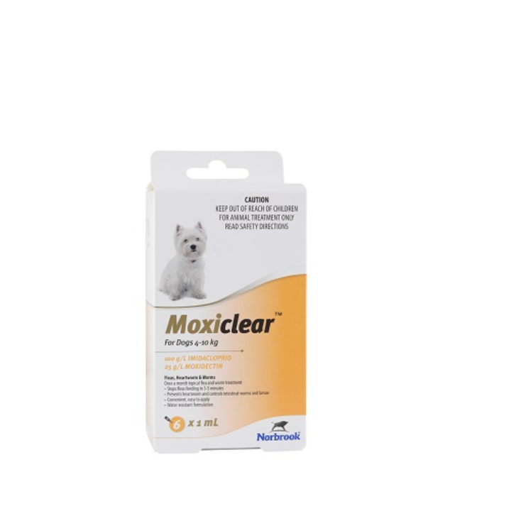 Moxiclear Dog 4-10kg