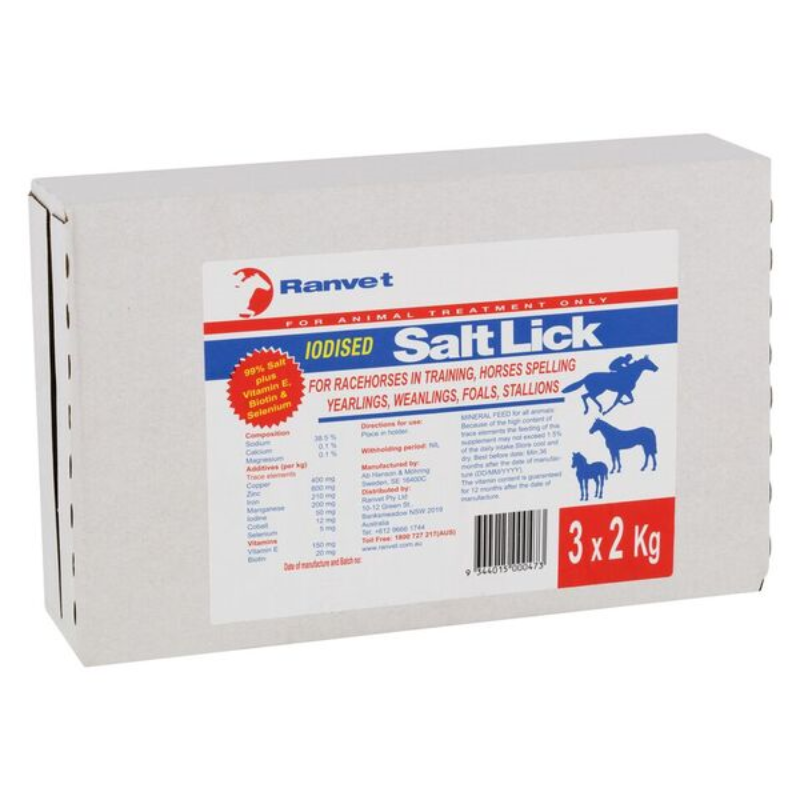 Ranvet Iodised Salt Licks 2kg