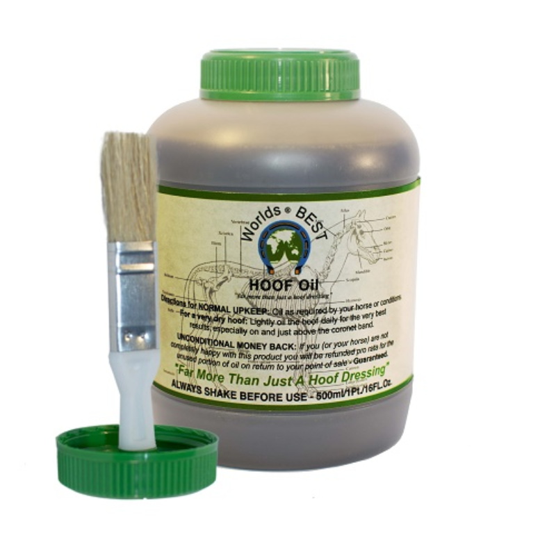 Worlds best hoof oil  with brush