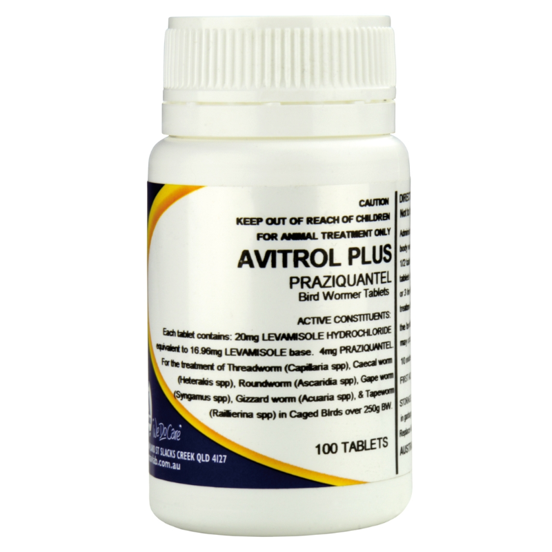 Avitrol Plus Bird Wormer Tablet