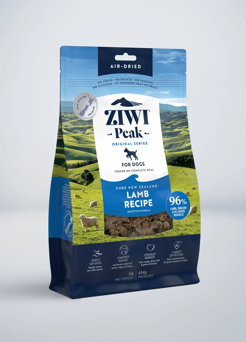 Ziwi Peak Air Dried Dog Food Lamb