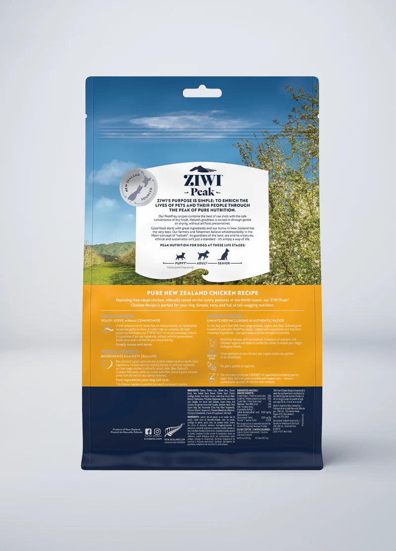 Ziwi Peak Air Dried Dog Food Chicken
