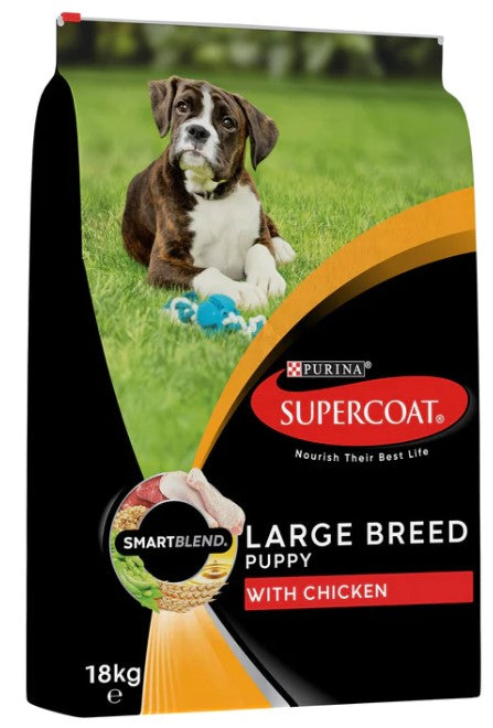 Supercoat Puppy Large Breed Chicken 18Kg