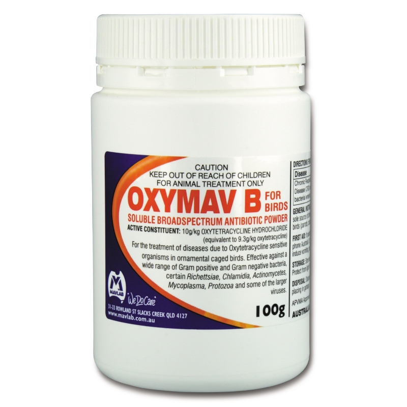 Oxymav b for birds powder