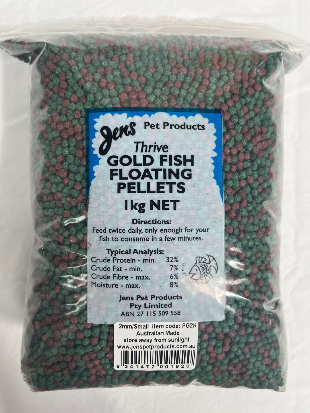 Jen's G/Fish Floating Pellets